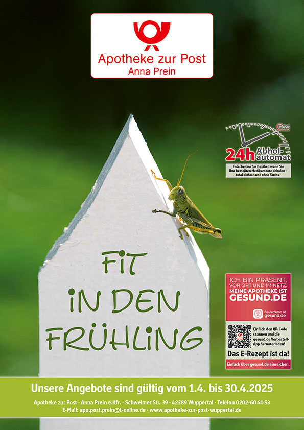 Angebotsflyer Vorderseite